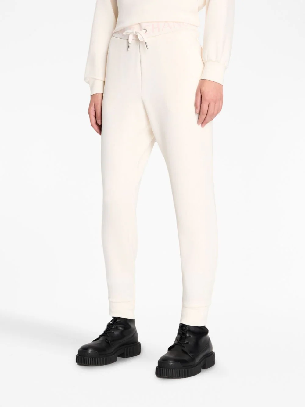 Kadın Logo Detaylı Eşofman Altı-Pudra 