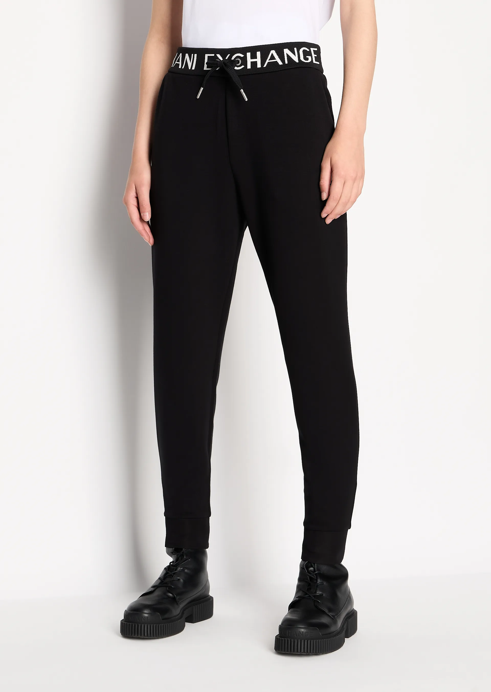 Kadın Logo Detaylı Eşofman Altı-Siyah 