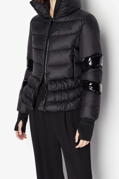 Kadın Şişme Mont-Siyah - Armani Exchange