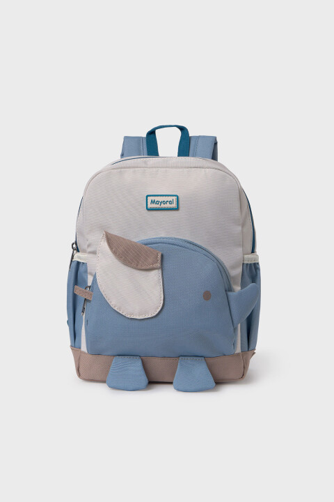 Bebek Bakım Sırt Çantası - Mavi/Gri 