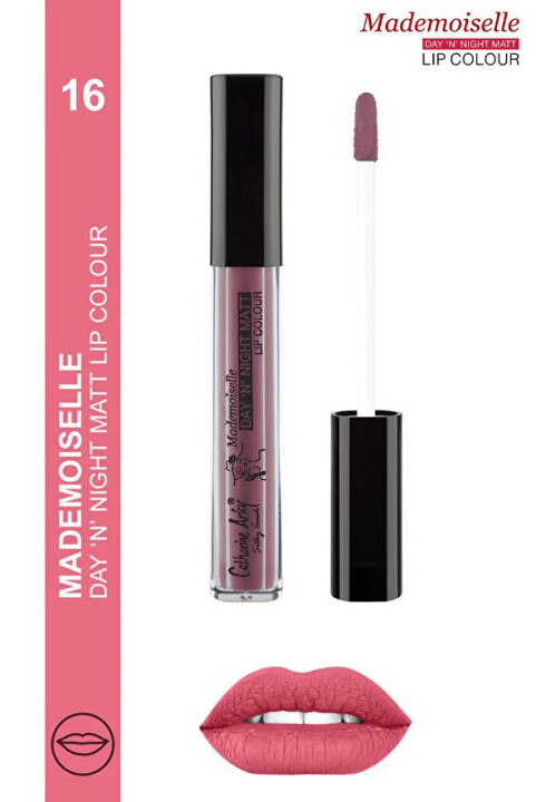 CA Mademoiselle Day'N'Night Matt Lipgloss Ruj Y16 - Catherine Arley