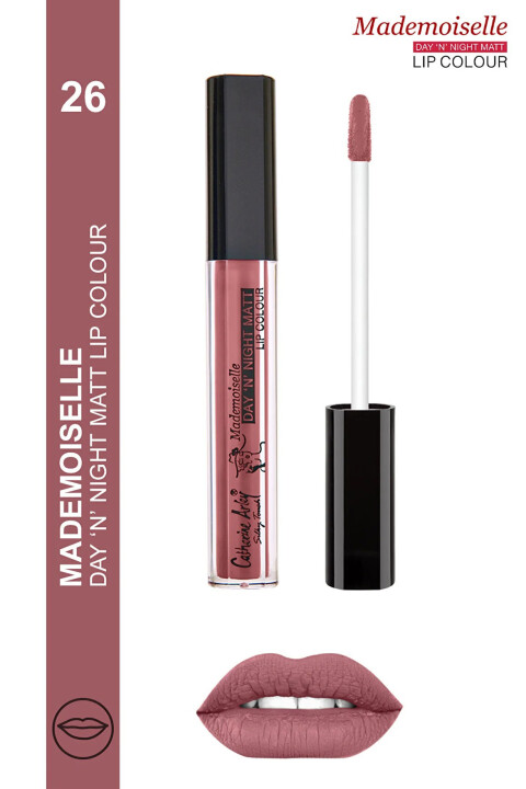 CA Mademoiselle Day'N'Night Matt Lipgloss Ruj Y26 - Catherine Arley