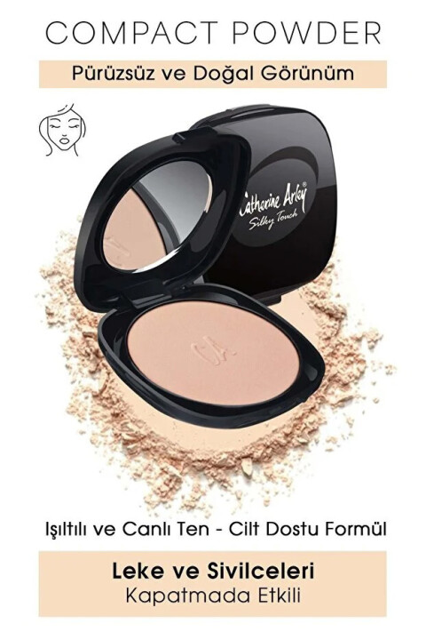 CA No 6 Pudra Compact Powder Pudra - Catherine Arley