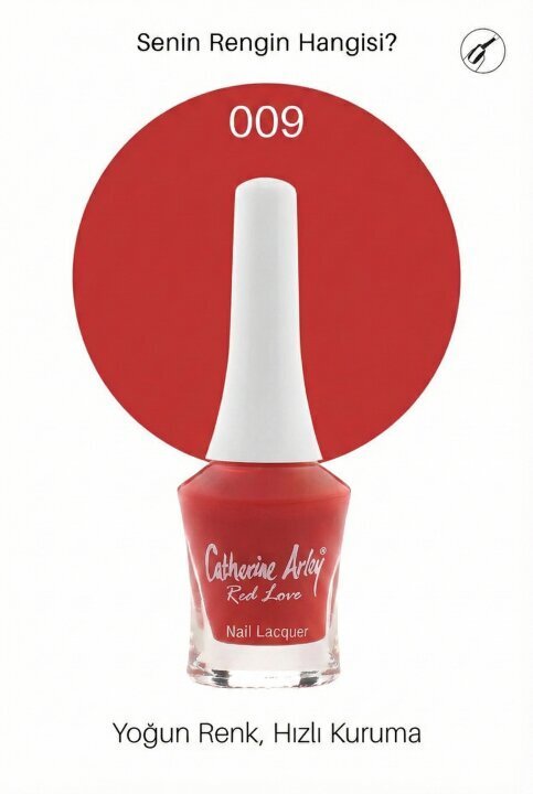 CA Red Love Nail Lacquer Oje 009 - Catherine Arley