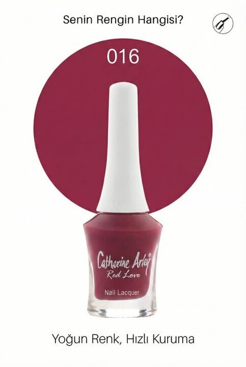 CA Red Love Nail Lacquer Oje 016 - Catherine Arley