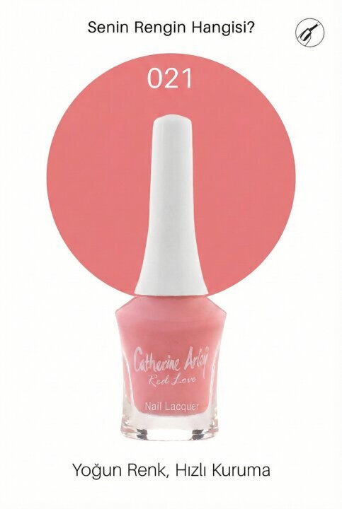 CA Red Love Nail Lacquer Oje 021 - Catherine Arley