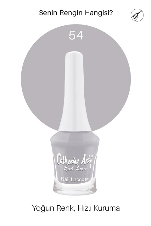 CA Red Love Nail Lacquer Oje 054 - Catherine Arley