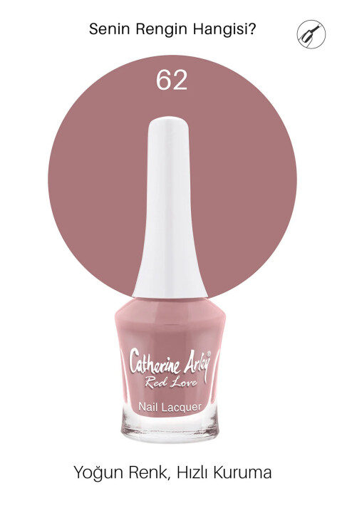 CA Red Love Nail Lacquer Oje 062 - Catherine Arley