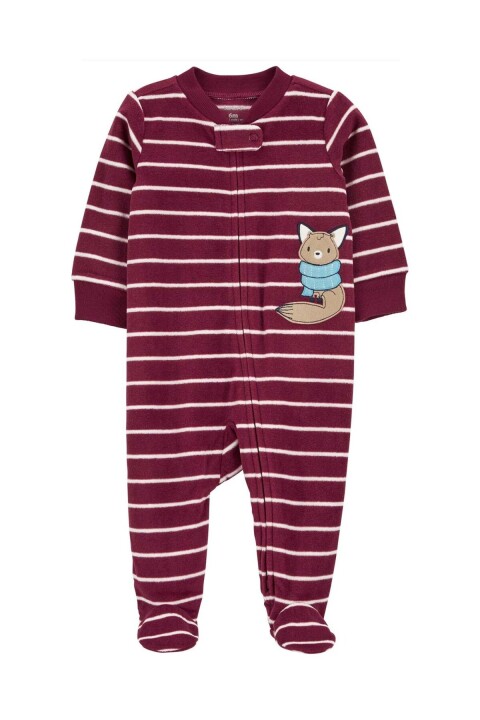 Erkek Bebek Polar Uyku Tulumu - Kırmızı 