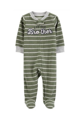 Erkek Bebek Polar Uyku Tulumu-Yeşil 