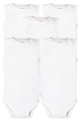 Layette Bebek 5'Li Beyaz Body Set - Beyaz 