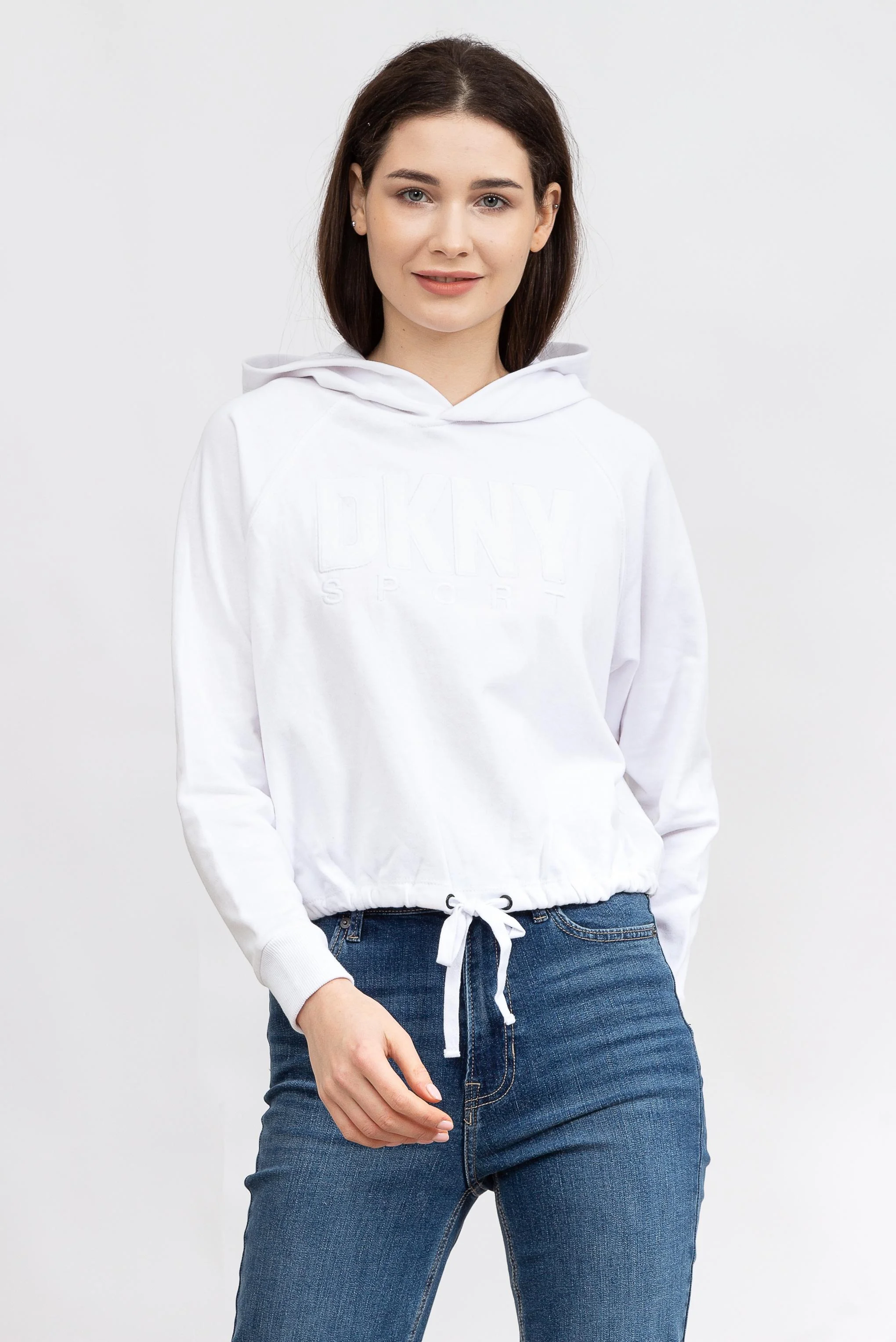 Terry Kadın Kapüşonlu Sweatshirt - DKNY