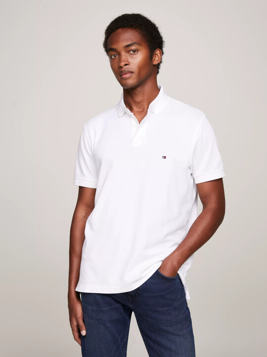 Erkek 1985 Regular Polo Polo T-Shirt-Beyaz 