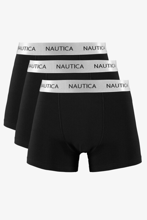 Erkek 3Lü Boxer - Siyah - Nautica
