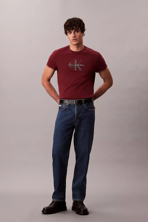 Erkek 5Pkt 90S Taper Harbour Blue Jean Pantolon - Mavi - Calvin Klein