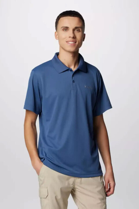 Erkek AM0126 Utilizer Kısa Kollu Polo T-Shirt - Dağ Mavisi - Columbia