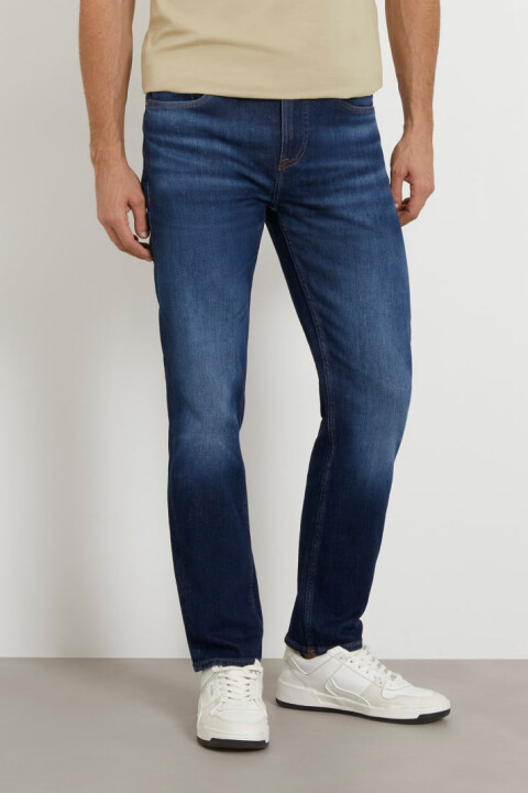 Erkek Angels Slim Jean Pantolon - Koyu Mavi - Guess