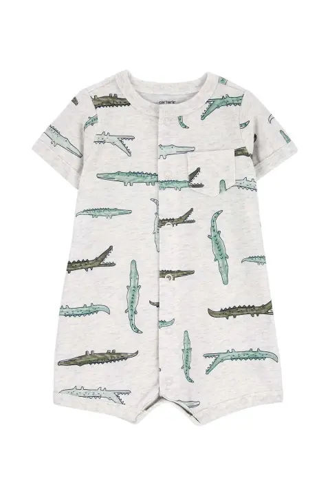 Erkek Bebek Kısa Tulum 