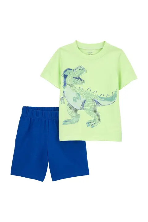 Erkek Bebek Şortlu Set 