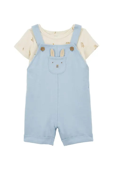 Erkek Bebek Tulumlu Set 