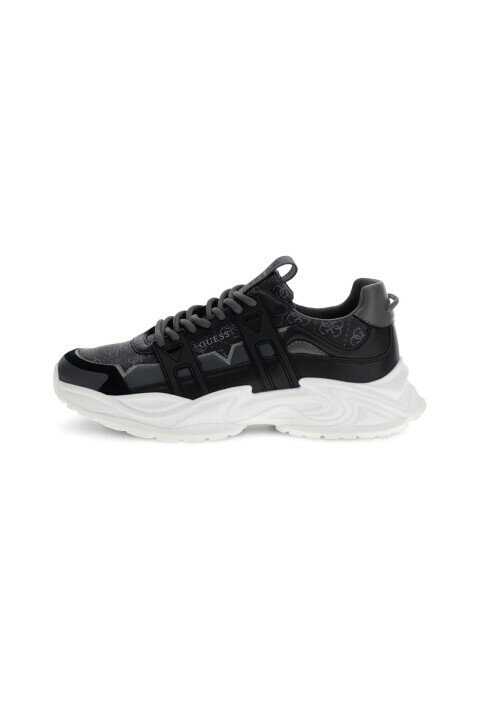 Erkek Belluno Deri Sneaker - Siyah - Guess