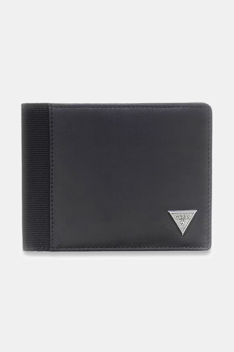 Erkek Berna Deri Cüzdan - Siyah - Guess
