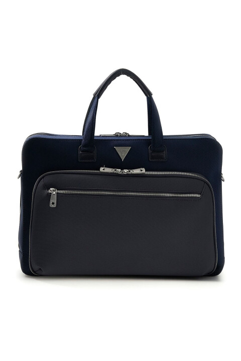 Erkek Berna Evrak Çantası - Lacivert - Guess