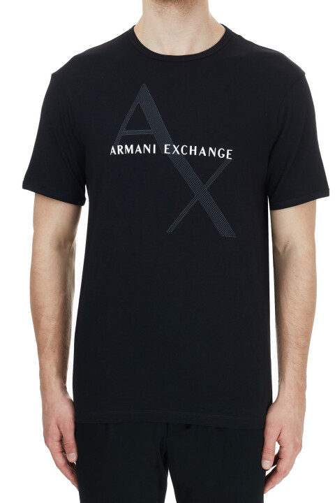 Erkek Bisiklet Yaka T-Shirt - Siyah 