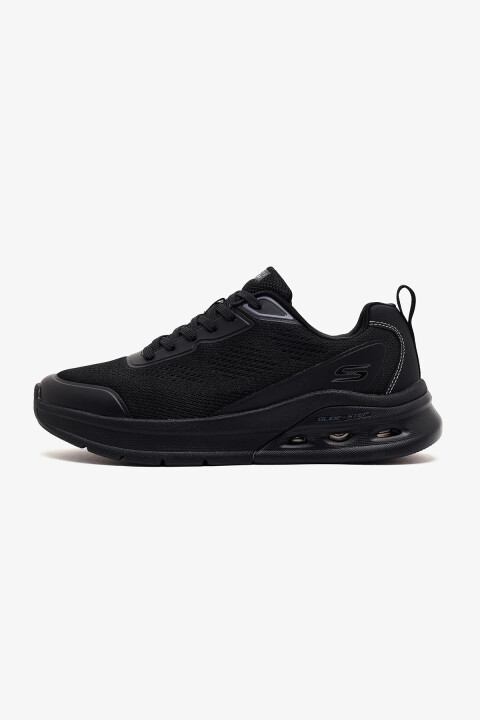 Erkek Bobs Arc Waves 2.0 Class Rank Geometrik Tabanlı File Spor Ayakkabı - Siyah - SKECHERS