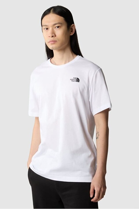 Erkek Box Logo T-Shirt - Beyaz - The North Face