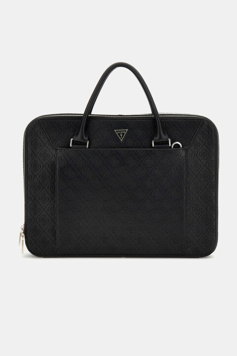 Erkek Brescia Evrak/Laptop Çantası - Siyah - Guess