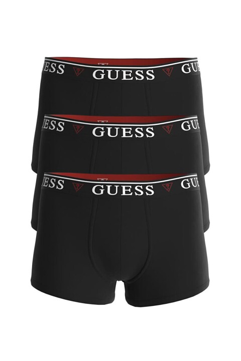 Erkek Brian Hero Boxer 3'lü Boxer - Siyah - Guess