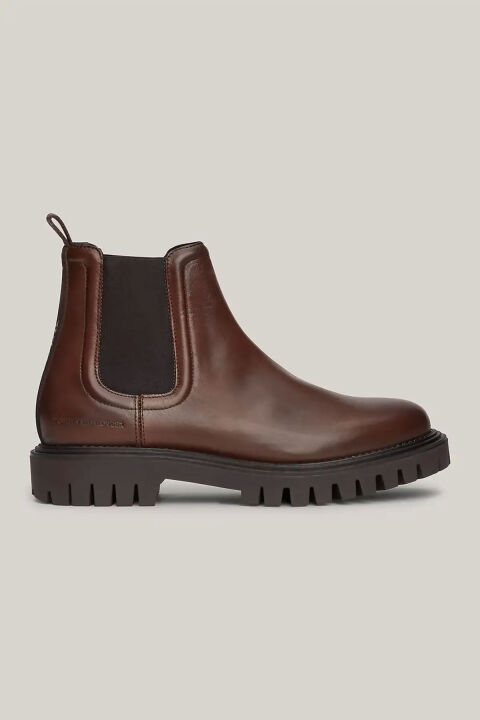 Erkek Casual Hilfiger Chunky Lth Chels Bot - Kahverengi 