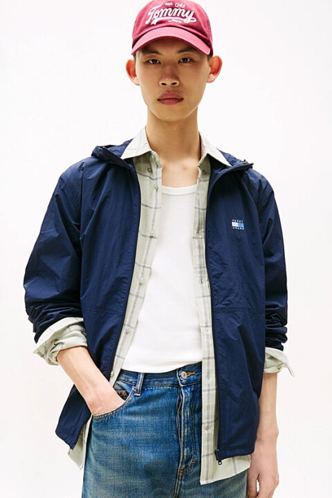 Erkek Chicago Windbreaker Mont - Lacivert - Tommy Hilfiger