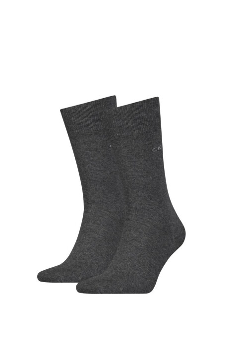 Erkek Ck 2'li Çorap - Gri - Calvin Klein