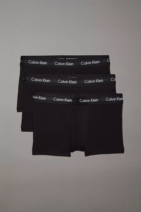 Erkek Ck Low Rise Trunk 3'lü Boxer - Siyah - Calvin Klein