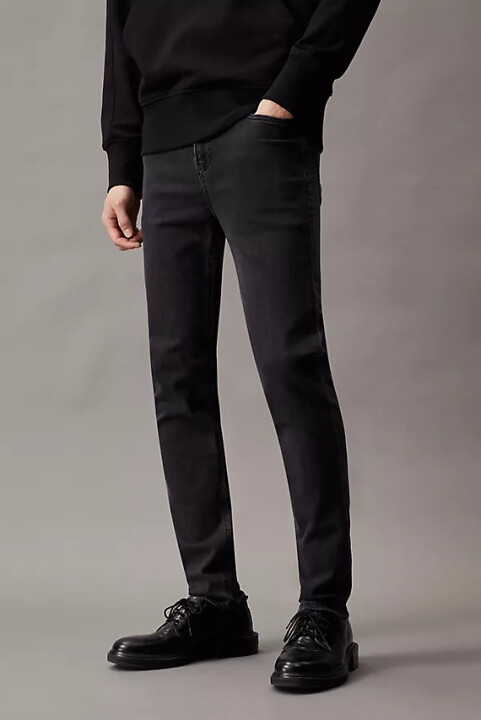 Erkek Ck Skınny Jean Pantolon - Siyah - Calvin Klein