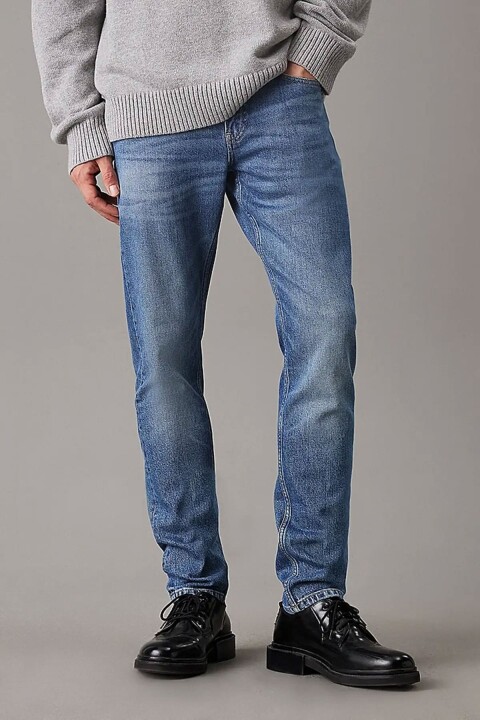 Erkek CK Slim Tapered Jean Pantolon - Denim 