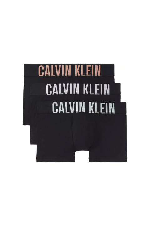Erkek Ck Trunk 3'lü Boxer - Siyah 