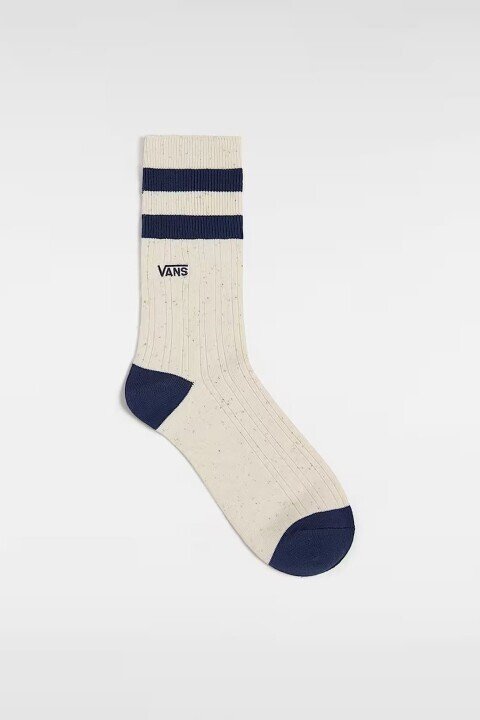 Erkek Classic Crew Çorap - Krem/Lacivert - Vans