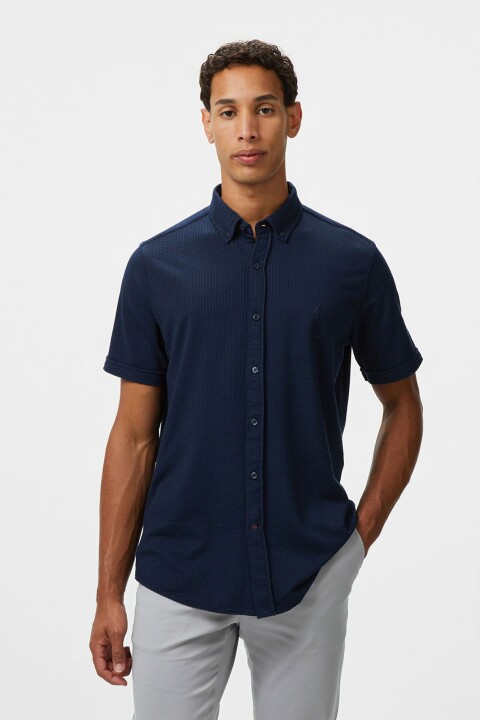 Erkek Classic Fit Gömlek - Lacivert 