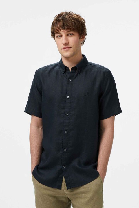 Erkek Classic Fit Gömlek - Siyah 