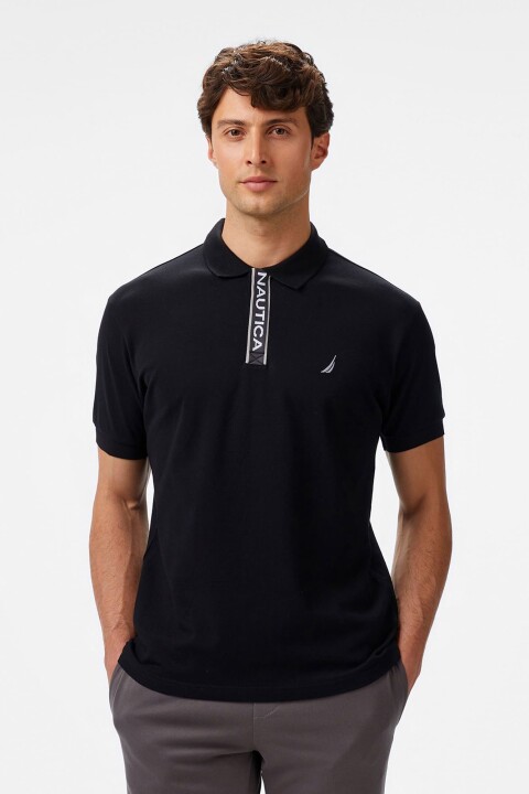 Erkek Classic Fit Polo - Siyah - Nautica