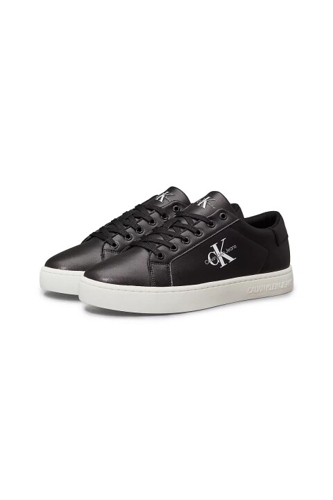Erkek Classic Lace Up Sneaker Ayakkabı - Siyah 
