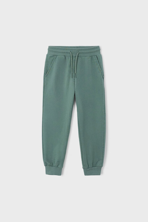 Erkek Çocuk Basic Polar Eşofman Altı - Yeşil 