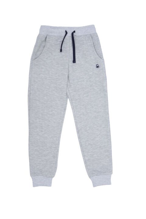 Erkek Çocuk Benetton Eşofman Altı - Gri Melanj 