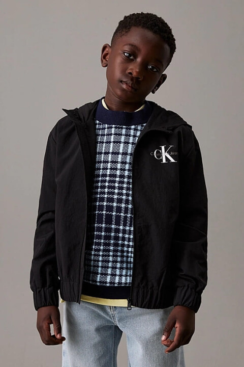 Erkek Çocuk Ck Essential Monologo Ceket - Siyah - Calvin Klein
