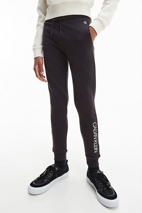 Erkek Çocuk Ck Organik Pamuklu Eşofman Altı - Siyah - Calvin Klein