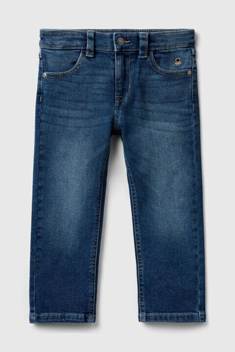 Erkek Çocuk Denim Pantolon - Mavi - Benetton
