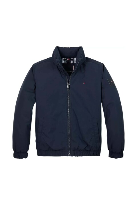 Erkek Çocuk Dik Yaka Hafif Dolgulu Mont - Lacivert - Tommy Hilfiger